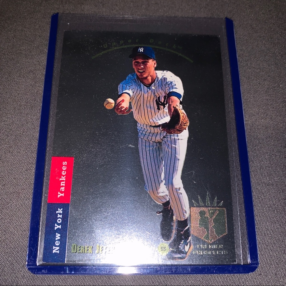 Derek Jeter upper deck rookie card